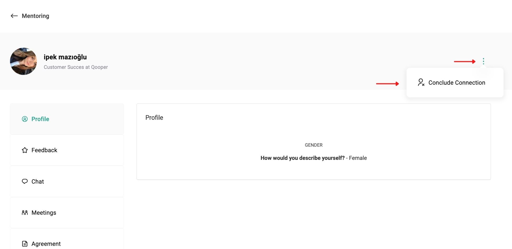 How to remove a connection?